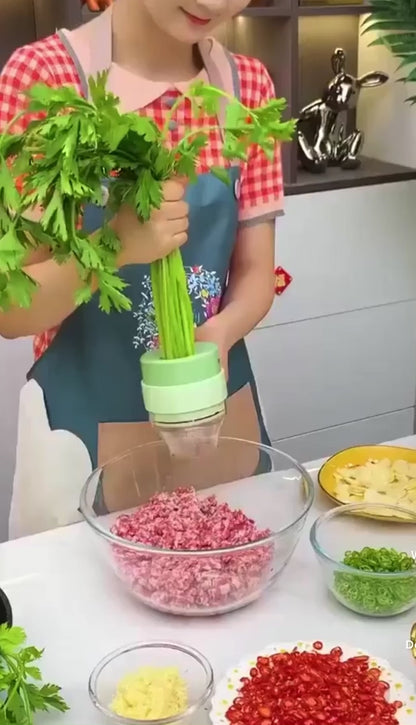 4 in 1 Portable Electric Vegetable Cutter Set